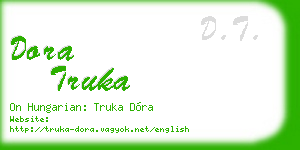 dora truka business card